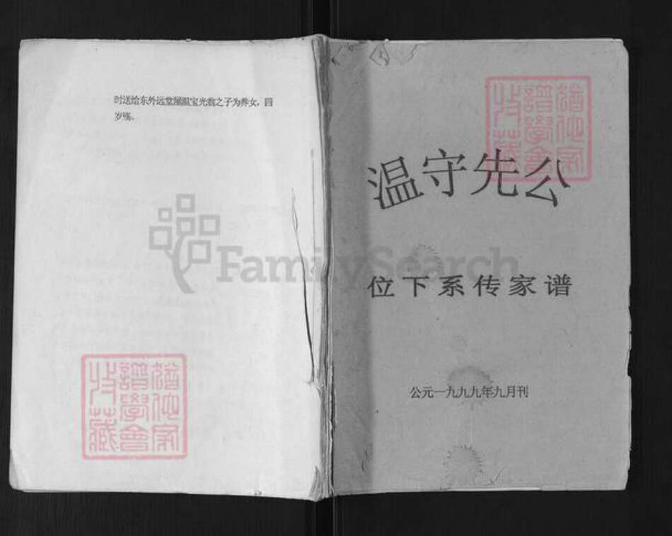 江西省赣州市石城县温氏族谱-温守先公位下系传家谱.pdf电子版缩略图