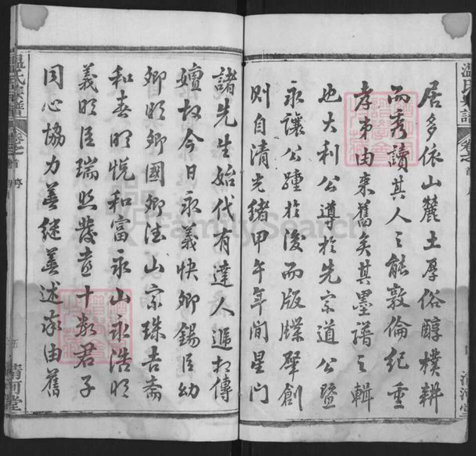 湖北省武汉市新洲区温氏清河堂族谱-温氏宗谱.pdf电子版预览图5