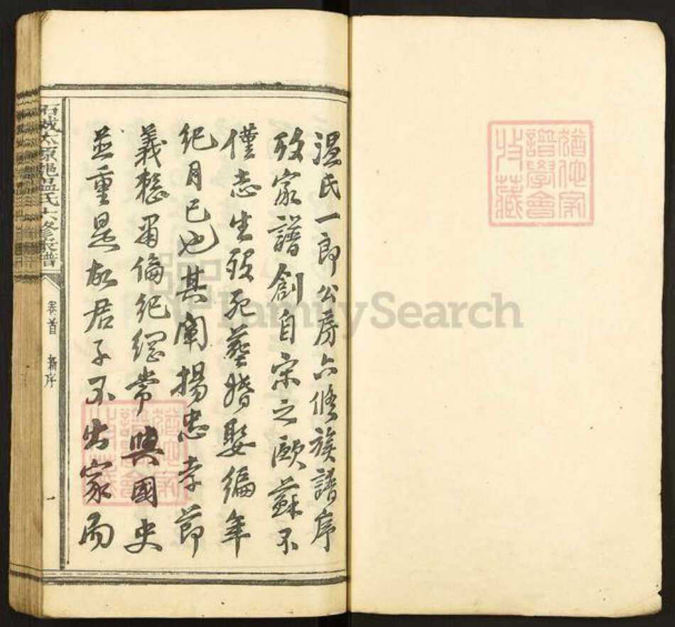 江西省赣州市石城县琴江镇温氏族谱-石城太原(君邑)温氏六修族谱.pdf电子版预览图1