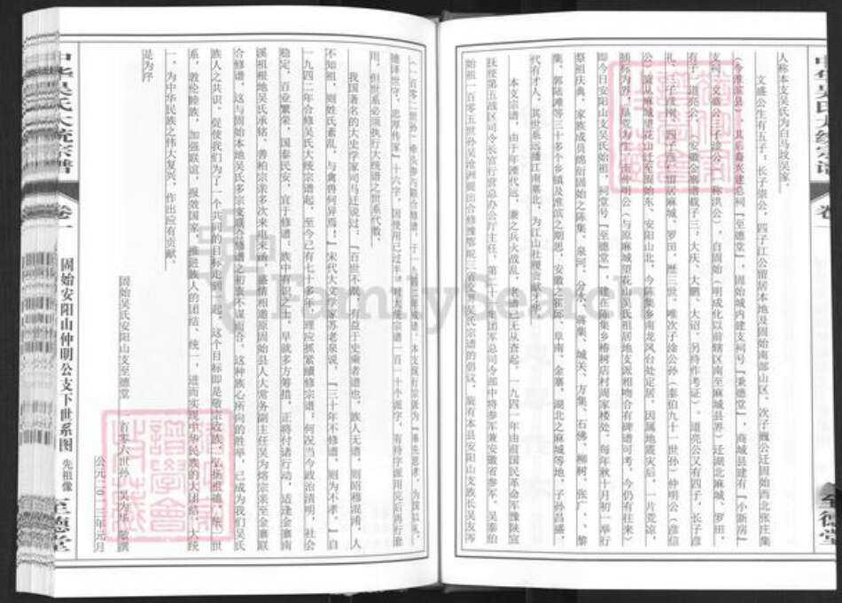 河南省信阳市固始县陈集镇吴氏至德堂族谱-中华吴氏大统宗谱.固始安阳山仲明公支系.pdf电子版预览图4