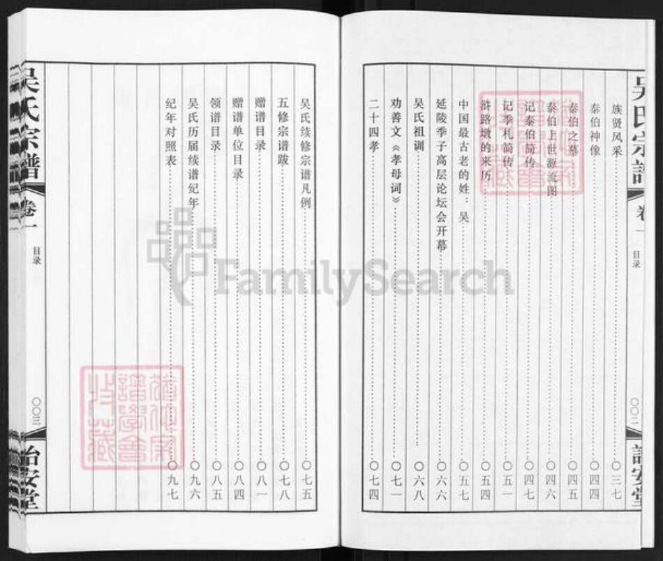 江苏省常州市武进县礼嘉镇吴氏诒安堂族谱-吴氏宗谱.pdf电子版预览图3