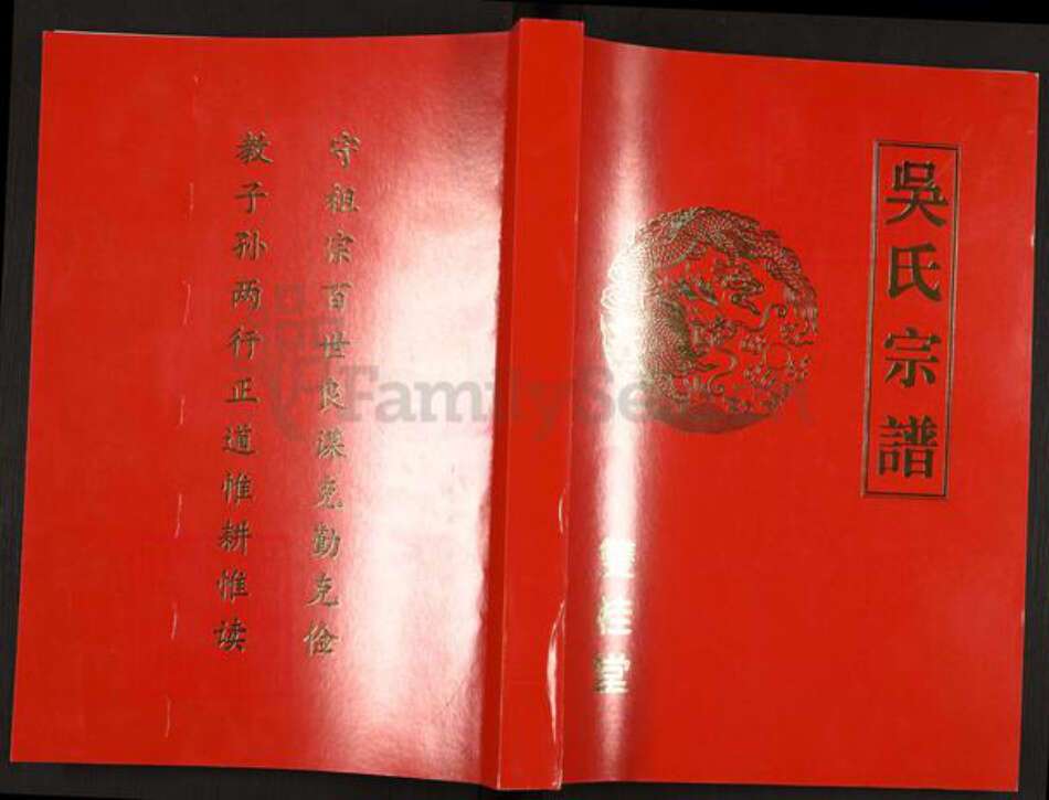 江苏省扬州市高邮市高邮街道吴氏双桂堂族谱-吴氏宗谱.pdf电子版缩略图