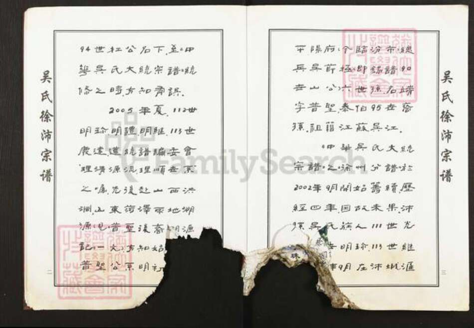 江苏省徐州市沛县张庄镇吴氏梅里堂族谱-吴氏徐沛宗谱.pdf电子版预览图5