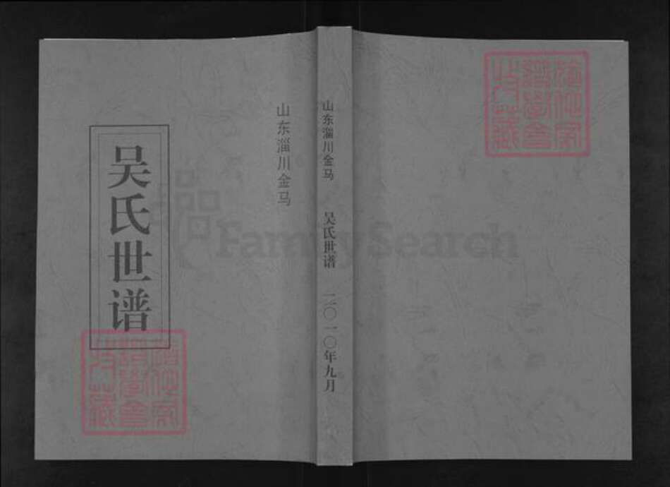 山东省淄博市淄川区吴氏中山堂族谱-吴氏世谱.pdf电子版缩略图