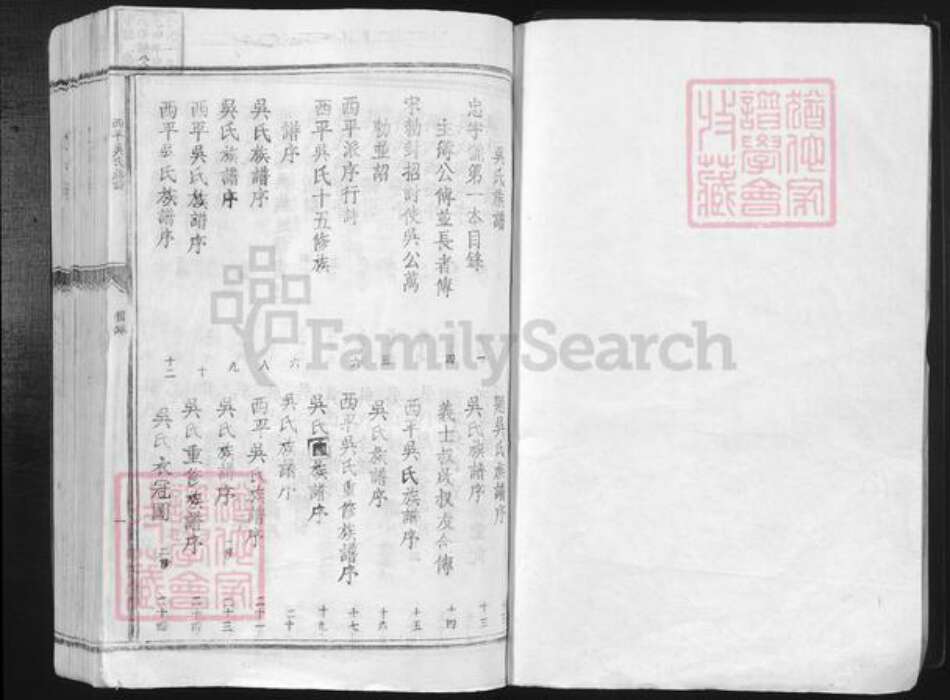 江西省吉安市泰和市上模乡吴氏寿安堂族谱-西平吴氏族谱.pdf电子版预览图1