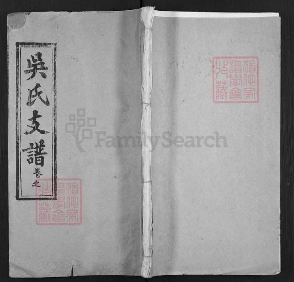 湖北省武汉市黄陂区黄陂吴氏延陵堂族谱-吴氏宗谱.pdf电子版缩略图