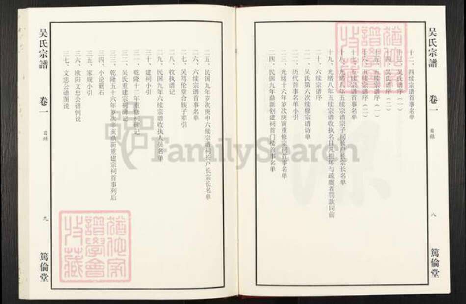 安徽省合肥市庐江县泥河镇吴氏笃伦堂族谱-吴氏宗谱.pdf电子版预览图5