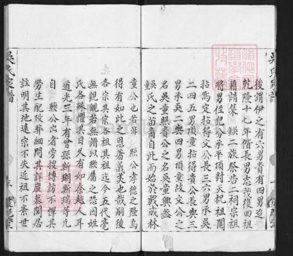 福建省龙岩市武平县永平乡吴氏覆𨛦堂族谱-吴氏家谱.pdf电子版预览图3