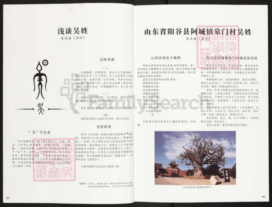 山东省聊城市阳谷县吴氏族谱-吴家纪念册.山东省阳谷县阿城镇吴氏吴九成一脉[3册].pdf电子版预览图4