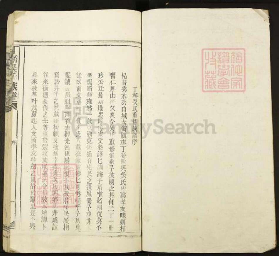 江西省宜春市丰城市桥东镇吴氏族谱-丁桥吴氏族谱.pdf电子版预览图1