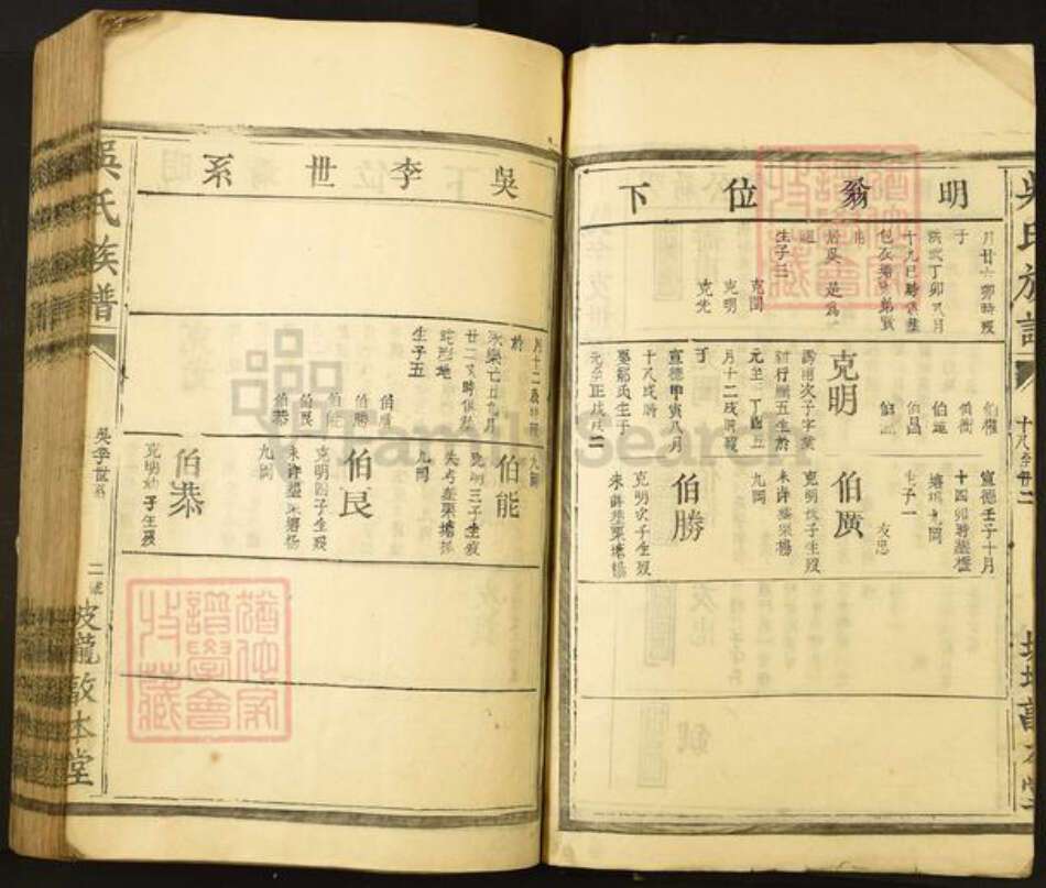 江西省南昌市安义县石鼻镇吴氏敦本堂族谱-吴氏族谱.pdf电子版预览图2