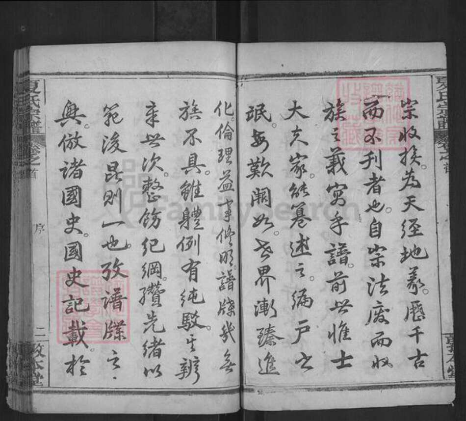 湖北省黄冈市麻城市夏氏敦本堂族谱-夏氏宗谱.pdf电子版预览图2