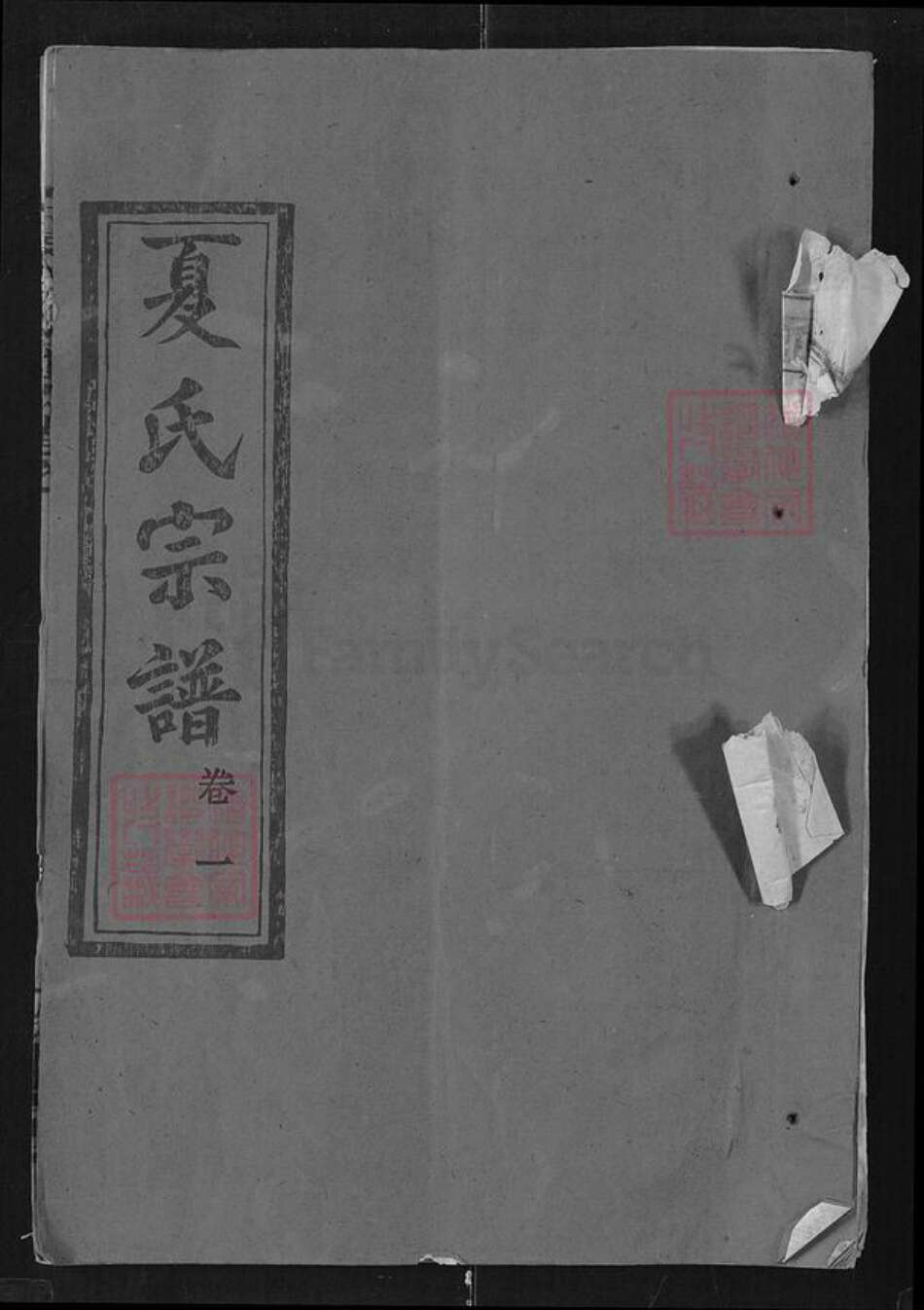 湖北省武汉市新洲区夏氏敦本堂族谱-夏氏宗谱.pdf电子版缩略图