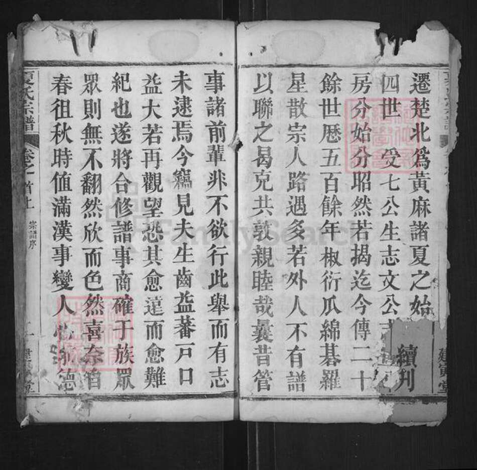 湖北省黄冈市夏氏建寅堂族谱-夏氏宗谱.pdf电子版预览图2