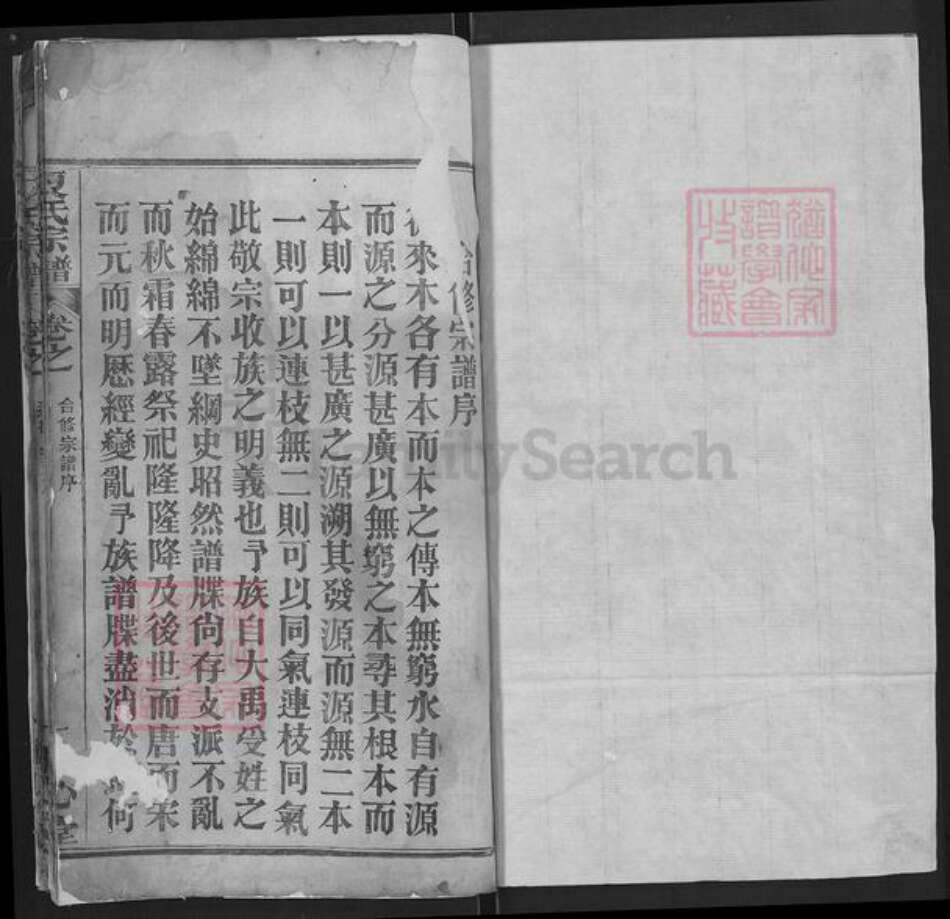 湖北省黄冈市红安县夏氏平心堂族谱-夏氏宗谱.pdf电子版预览图1