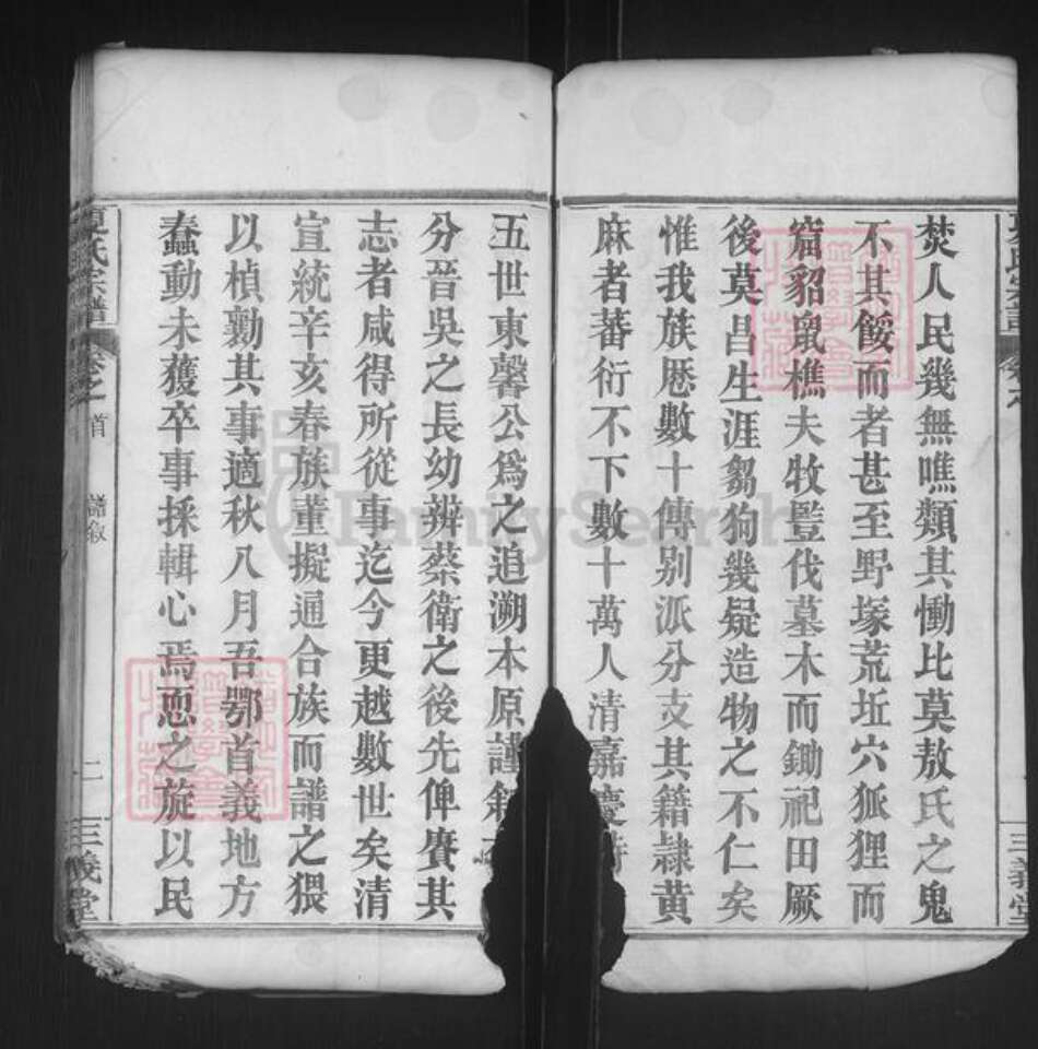 湖北省黄冈市罗田县大崎镇夏氏三义堂族谱-夏氏宗谱.pdf电子版预览图2