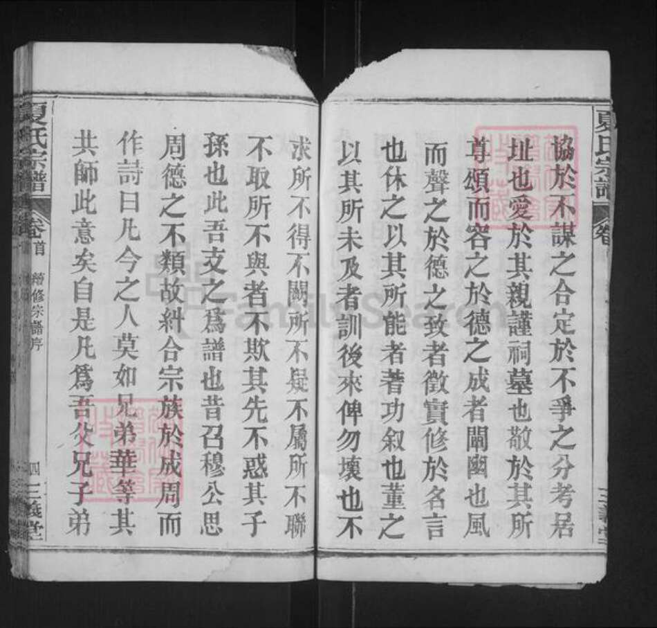 湖北省黄冈市罗田县大崎镇夏氏三义堂族谱-夏氏宗谱.pdf电子版预览图5