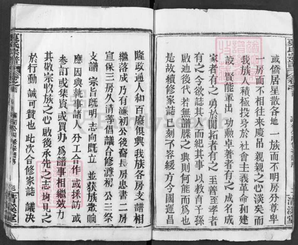 湖北省黄冈市罗田县夏氏清溪堂族谱-夏氏宗谱.pdf电子版预览图3