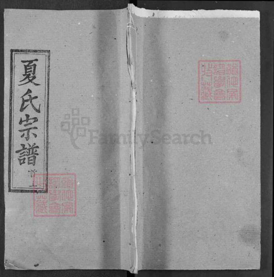 湖北省武汉市新洲区夏氏俭勤堂族谱-夏氏宗谱.pdf电子版缩略图