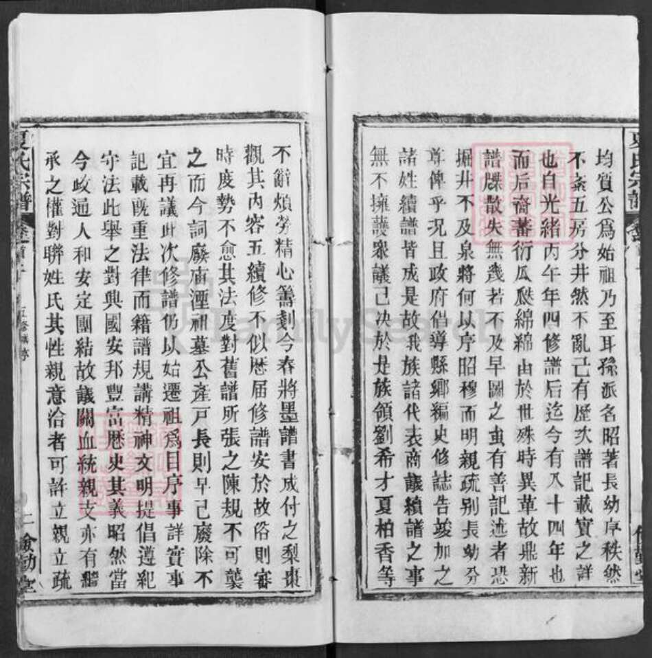 湖北省武汉市新洲区夏氏俭勤堂族谱-夏氏宗谱.pdf电子版预览图2