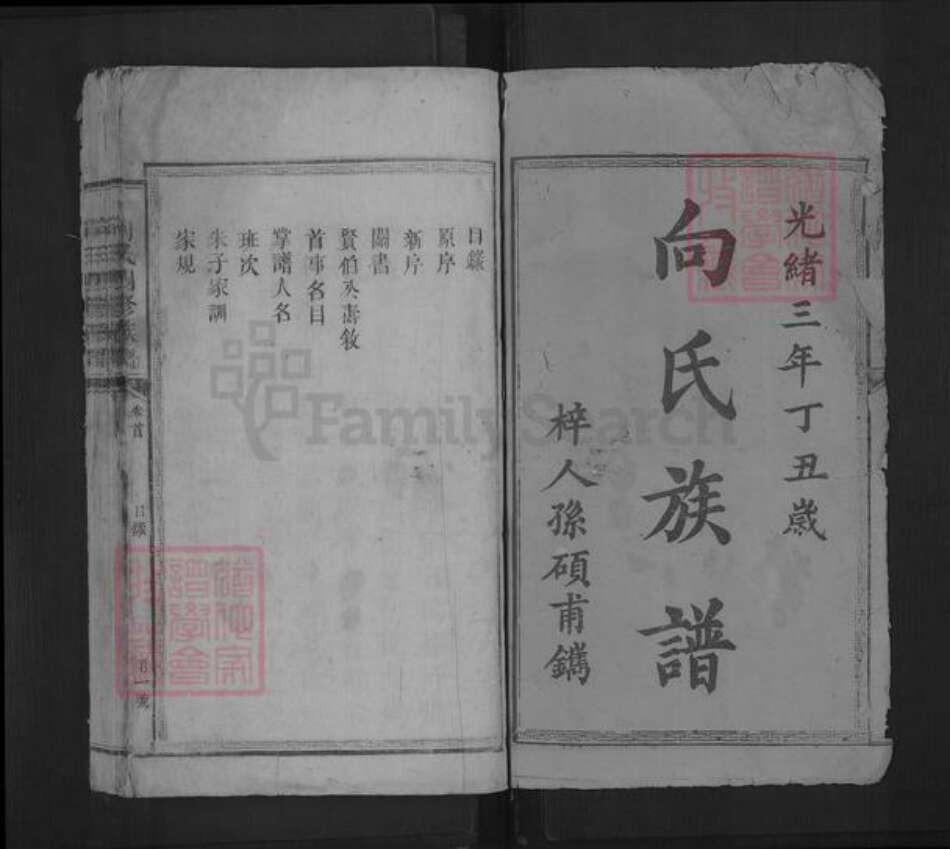 湖南省怀化市溆浦县向氏族谱-向氏四修族谱.pdf电子版预览图1