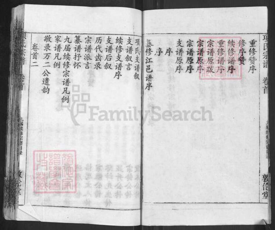 湖北省武汉市新洲区项氏敦伦堂族谱-项氏宗谱.pdf电子版预览图4