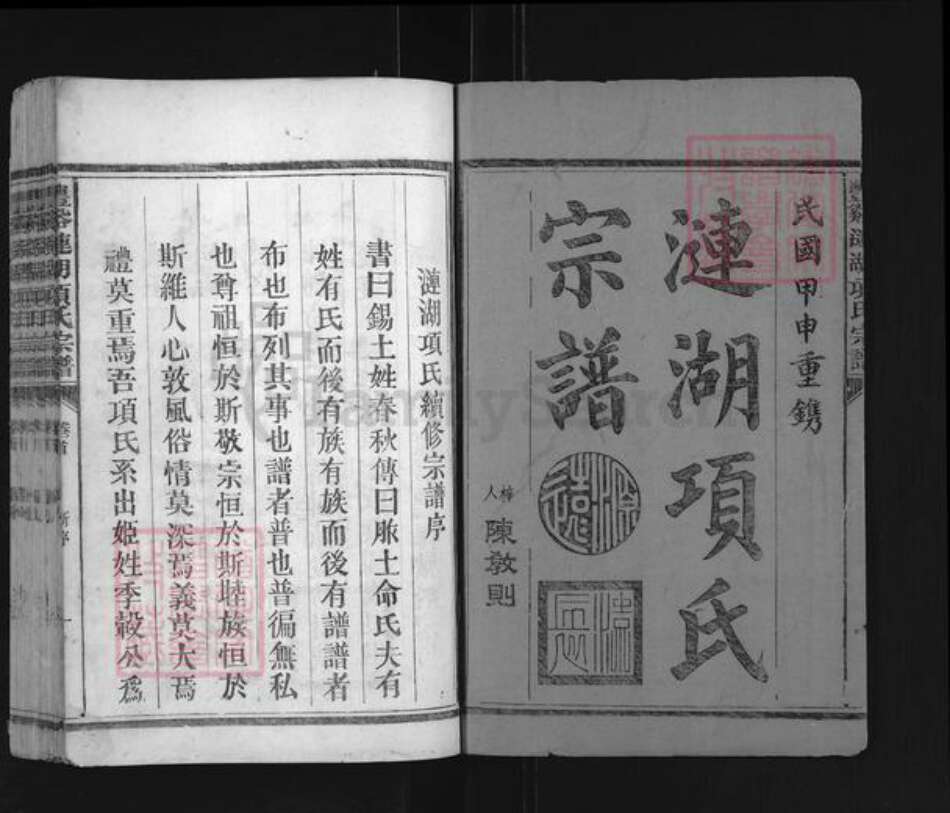 江西省上饶市广丰区项氏族谱-丰谿涟湖项氏宗谱.pdf电子版预览图1