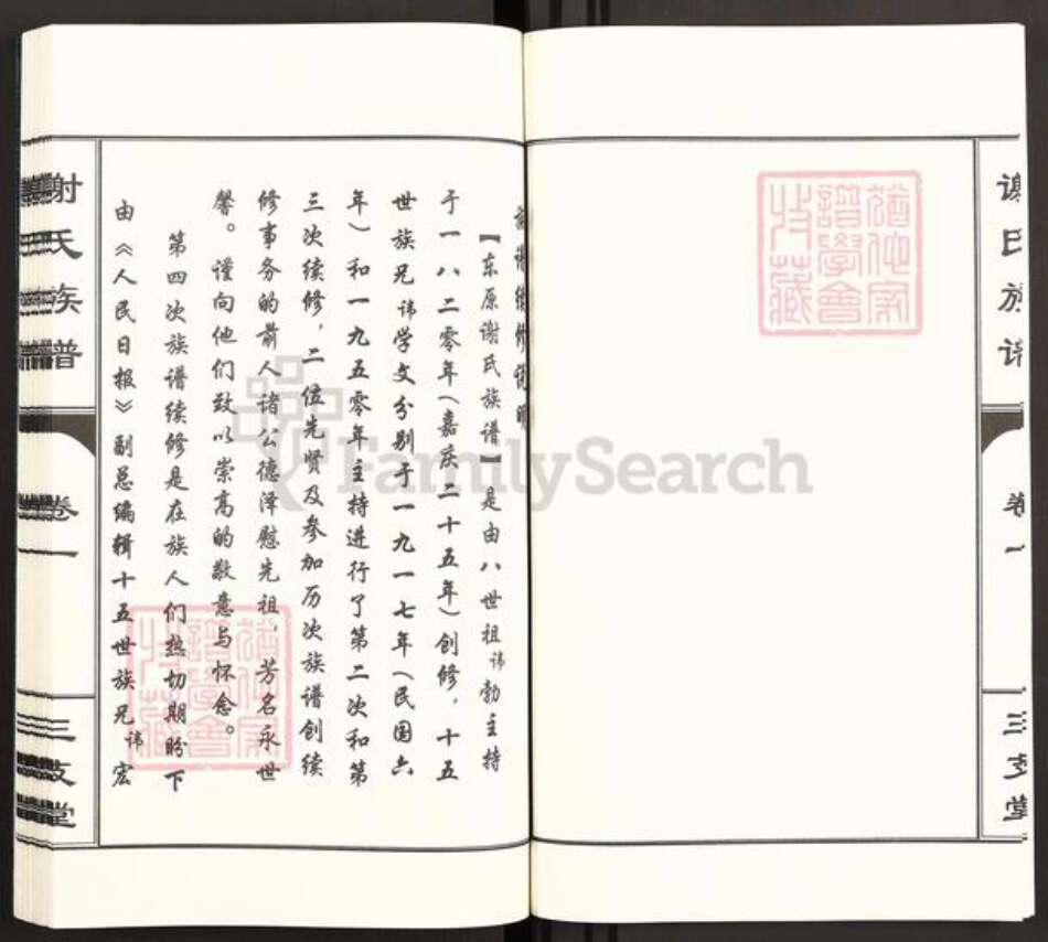 山东省泰安市东平县谢氏三支堂族谱-东原谢氏族谱.pdf电子版预览图3