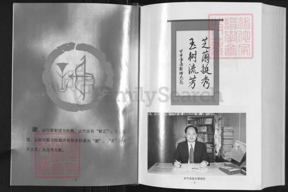 福建省龙岩市武平县城厢乡谢氏宝树堂族谱-武平谢氏族谱.pdf电子版预览图1