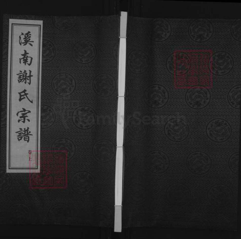 江苏省常州市新北区罗溪镇谢氏宝树堂族谱-溪南谢氏宗谱.pdf电子版缩略图