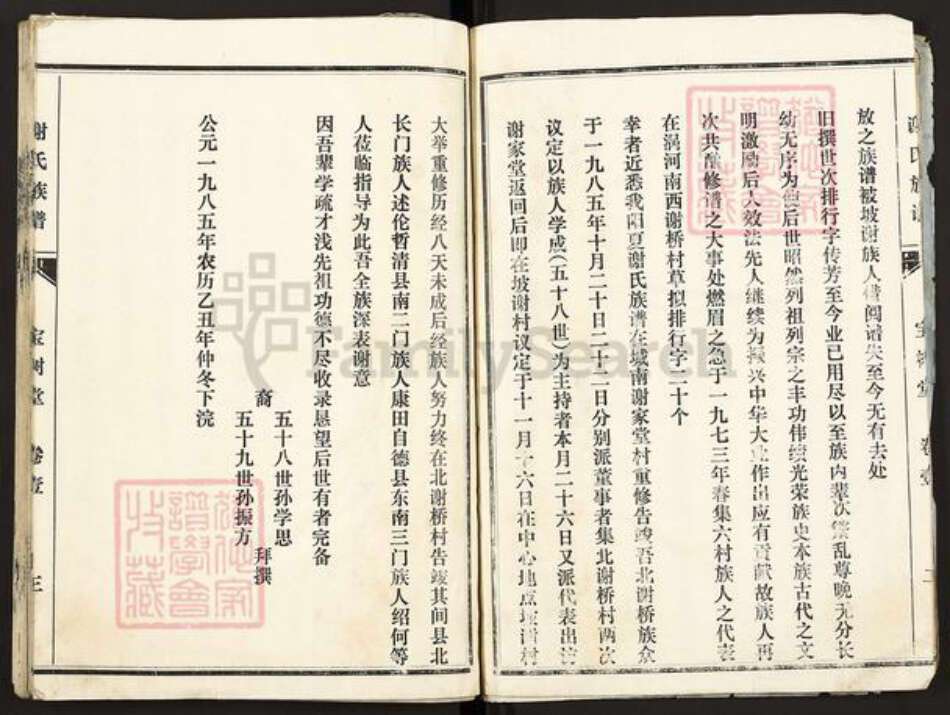 河南省周口市扶沟县固城乡谢氏宝树堂族谱-谢氏族谱.pdf电子版预览图5