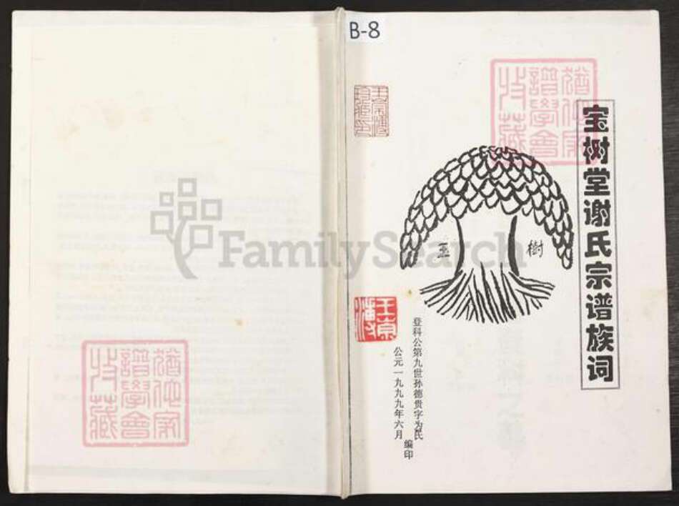 重庆市合川区谢氏宝树堂族谱-宝树堂谢氏宗谱族词.pdf电子版缩略图