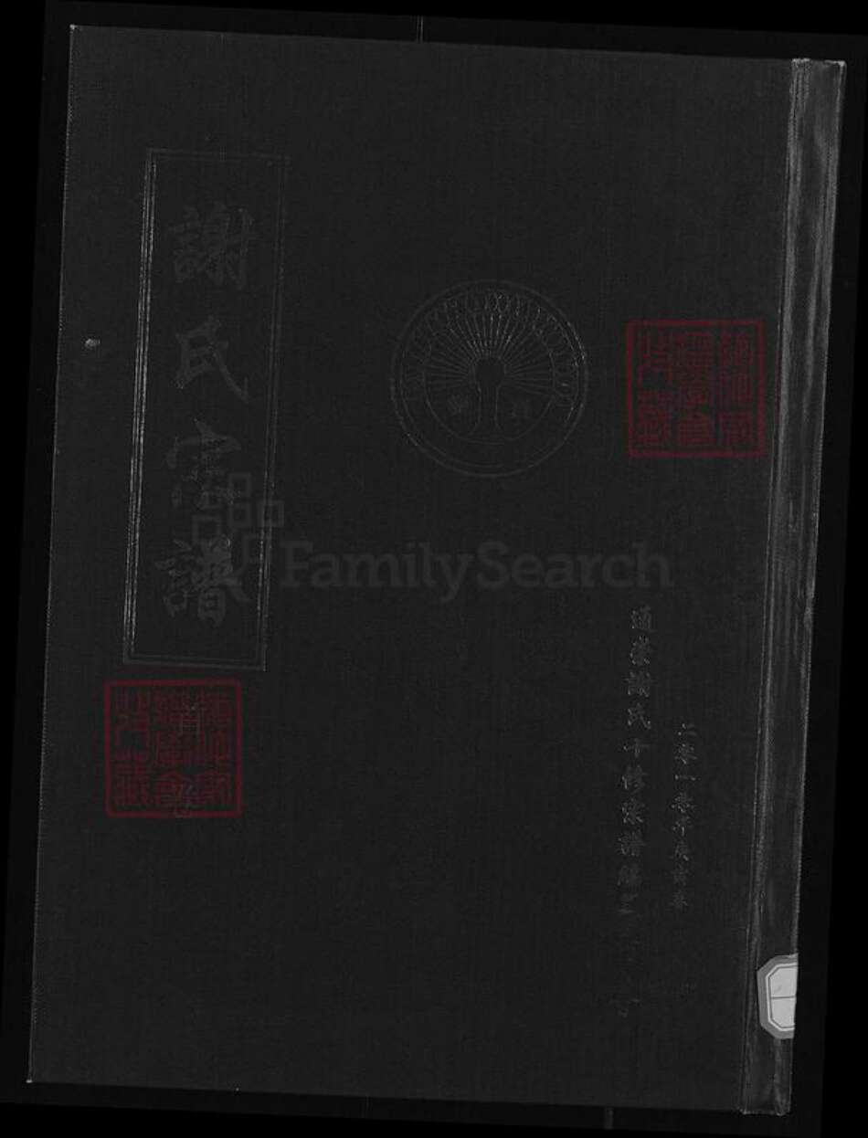 湖北省咸宁市通城县谢氏宝树堂族谱-谢氏宗谱.pdf电子版缩略图