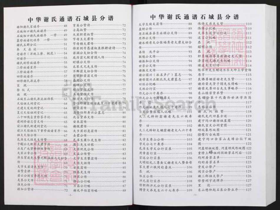 江西省赣州市石城县高田镇谢氏宝树堂族谱-中华谢氏通谱石城县分谱.pdf电子版预览图2