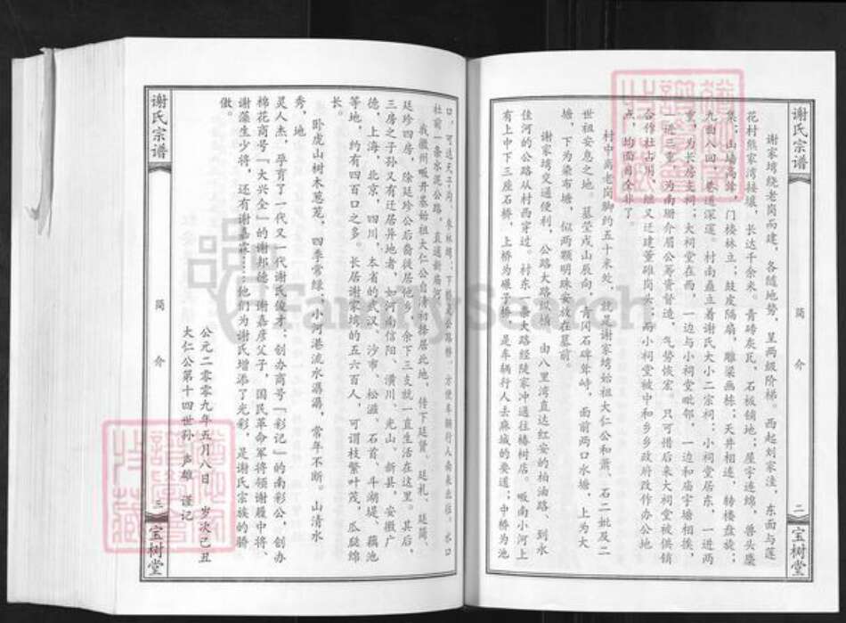 湖北省黄冈市红安县谢氏宝树堂族谱-谢氏宗谱.pdf电子版预览图2