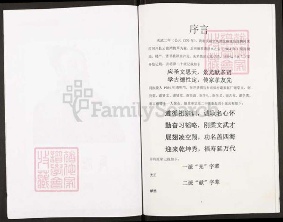 重庆市开州区谢氏族谱-开县新城谢光政支谱.pdf电子版预览图4