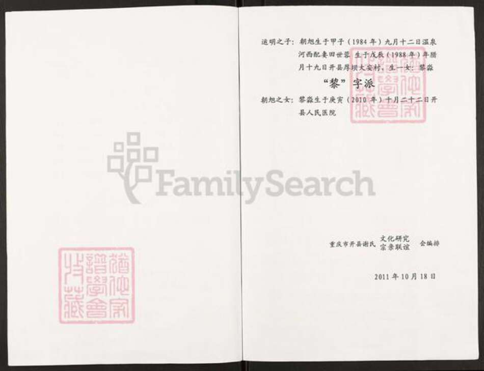 重庆市开州区谢氏族谱-谢氏族谱.pdf电子版预览图3