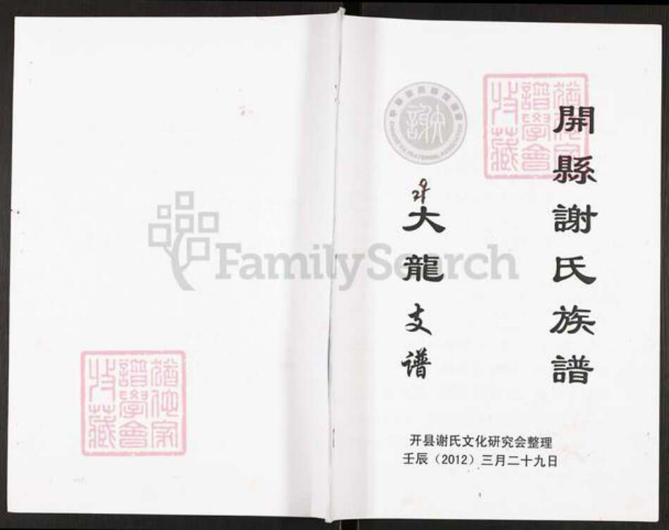 重庆市开州区谢氏族谱-开县谢氏族谱.大龙支谱.pdf电子版缩略图