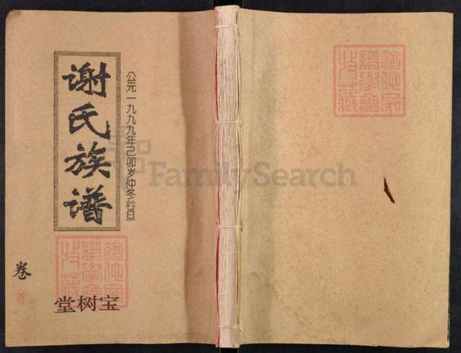 湖南省邵阳市邵阳县白仓镇谢氏宝树堂族谱-谢氏四修族谱.pdf电子版缩略图