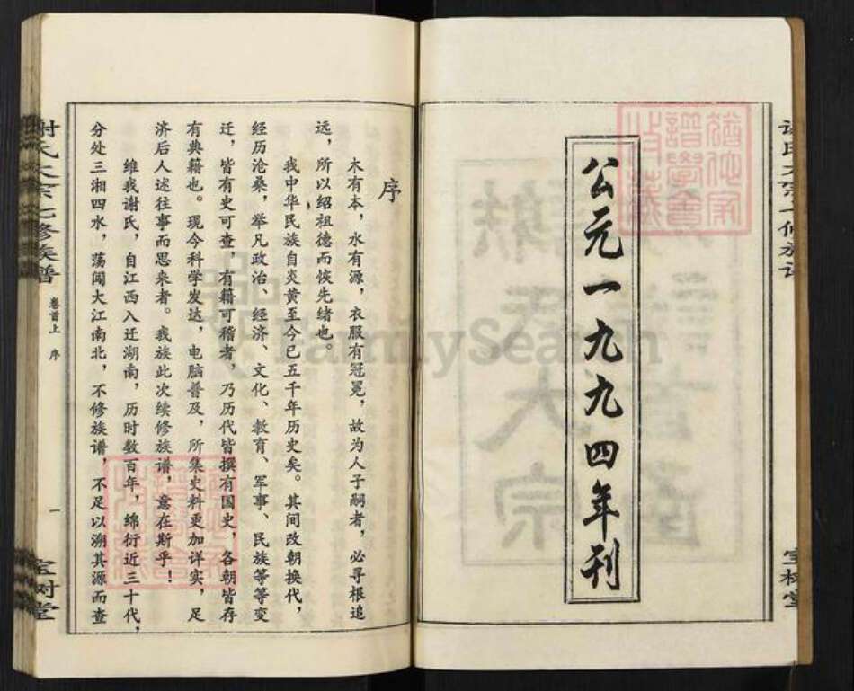 湖南省湘潭市湘乡市湘乡谢氏宝树堂族谱-谢氏大宗七修族谱.pdf电子版预览图2