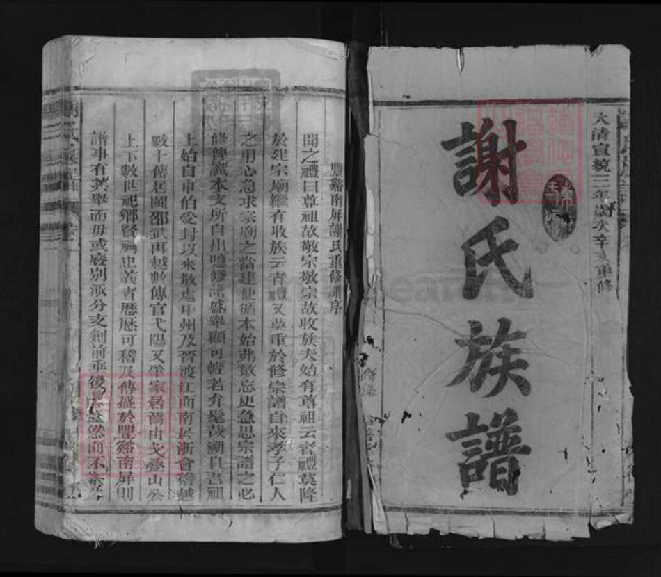 江西省上饶市广丰区谢氏蕴德堂族谱-谢氏族谱.pdf电子版预览图1