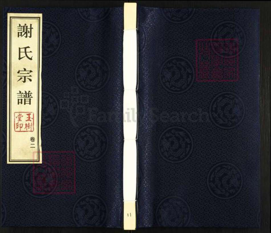 江苏省常州市武进县谢氏玉树堂族谱-谢氏宗谱.pdf电子版缩略图