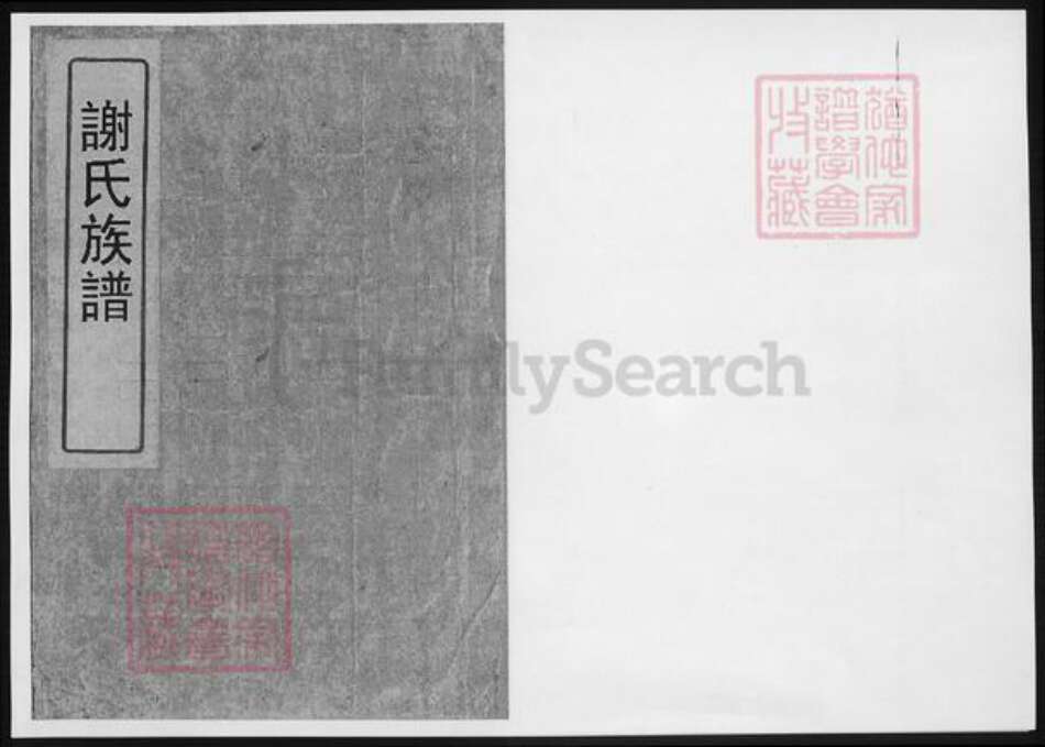 湖南省岳阳市谢氏族谱-谢氏族谱.pdf电子版缩略图