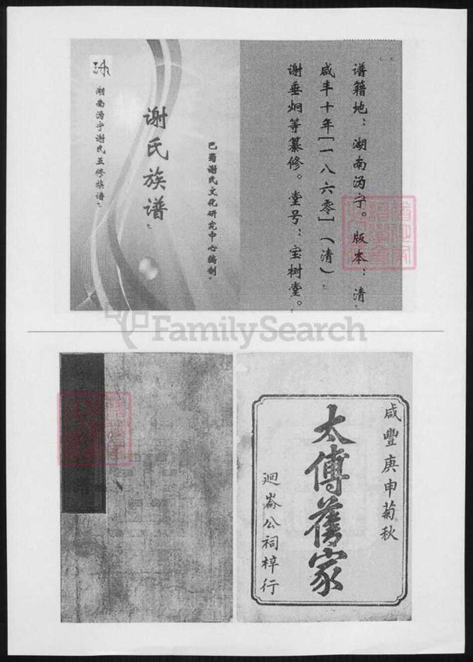 湖南省长沙市宁乡市谢氏宝树堂族谱-湖南沩宁谢氏五修族谱.pdf电子版缩略图