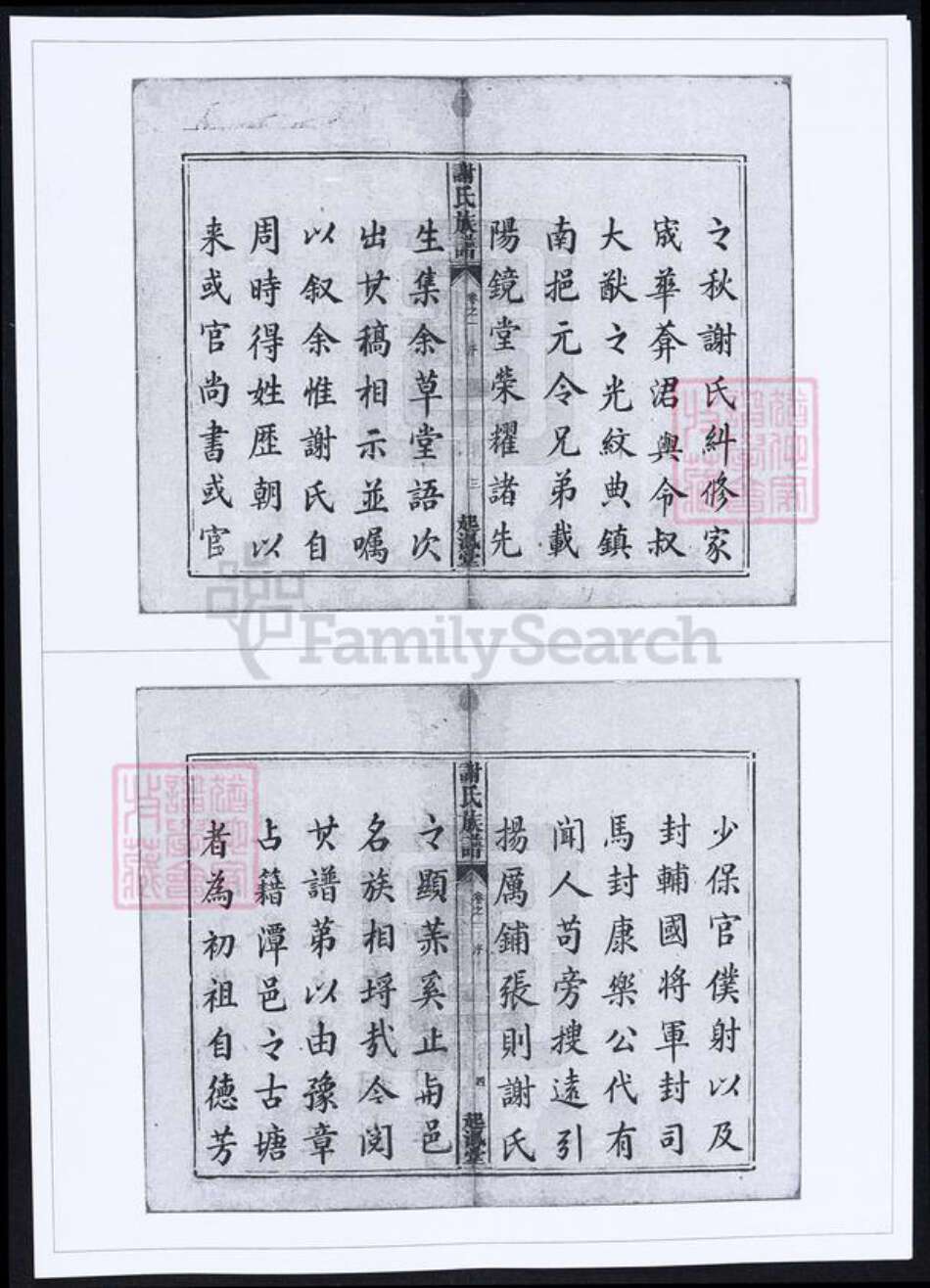 湖南省湘潭市谢氏族谱-谢氏族谱.pdf电子版预览图2