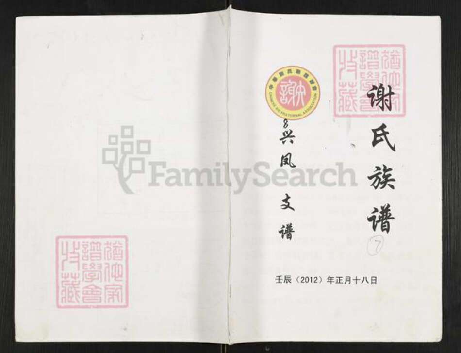 重庆市开州区重庆市万州开县谢；谢氏族谱-谢氏族谱.兴凤支谱.pdf电子版缩略图