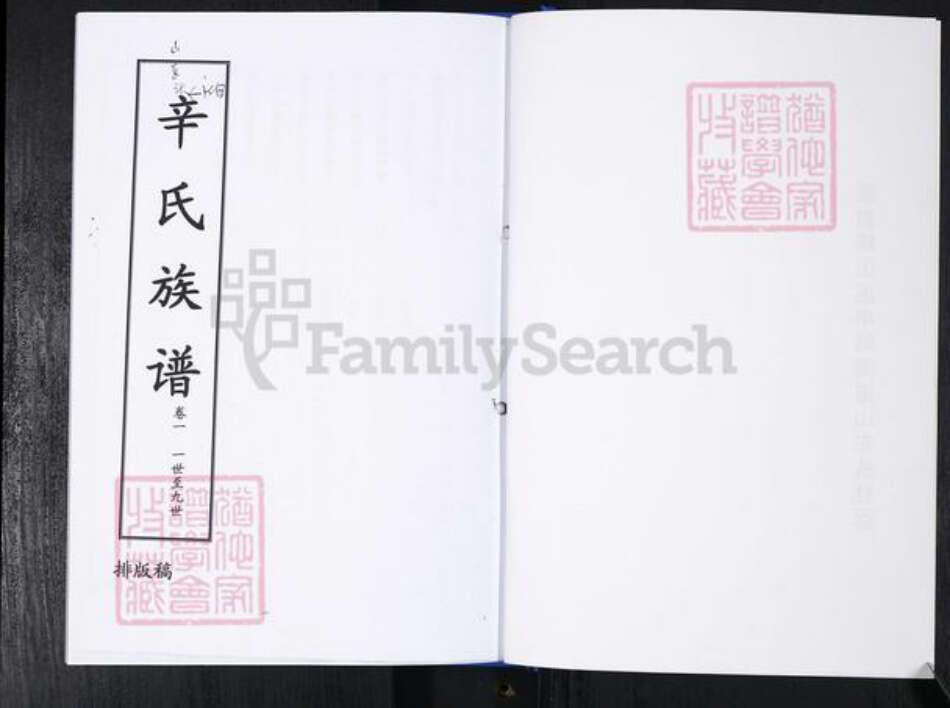 山东省青岛市崂山区辛氏族谱-崂山区辛氏族谱[3卷].pdf电子版预览图1