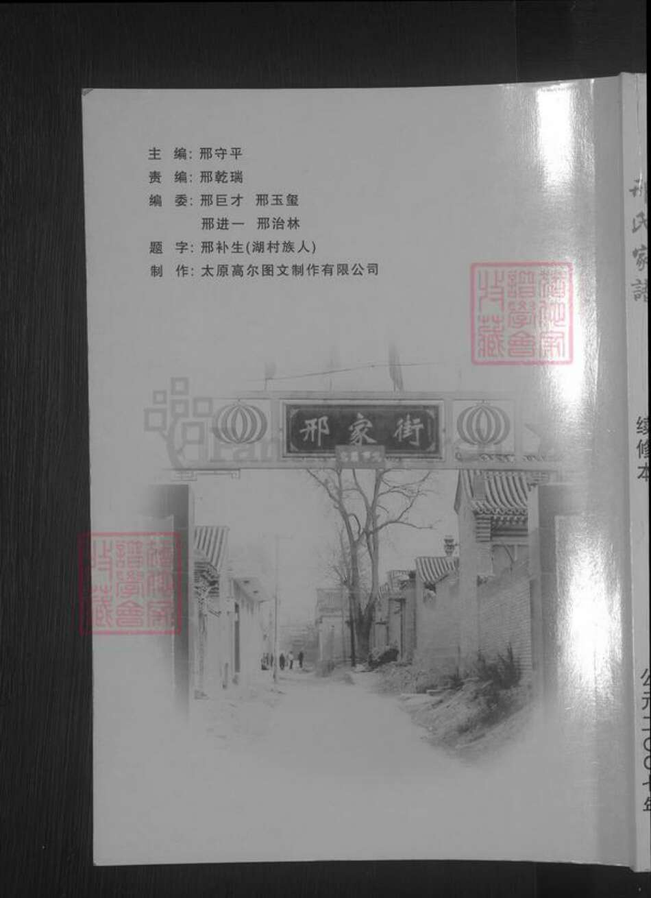 山西省忻州市定襄县邢氏族谱-定襄县湖村邢氏原平支系 [不分卷].pdf电子版缩略图