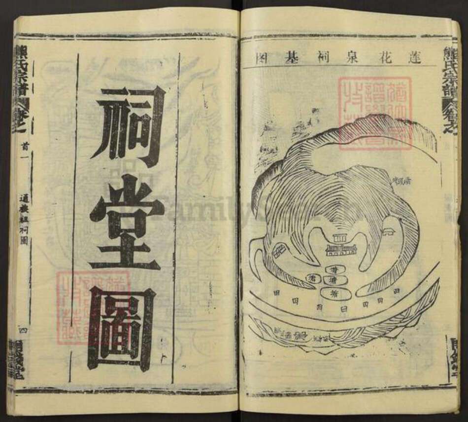 湖北省黄冈市团风县贾庙乡熊氏两钱堂族谱-熊氏宗谱.pdf电子版预览图4