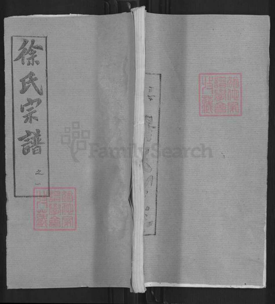 湖北省武汉市新洲区徐氏贻源堂族谱-徐氏宗谱.pdf电子版缩略图